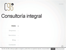 Tablet Screenshot of cgbconsultores.com
